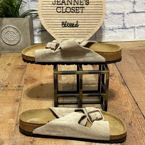 Birkenstock Arizona Suede Leather - New with Tags - Picture 2 of 6